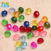 Wholesale clear 32 cut faceted balls acrylic beads #5000